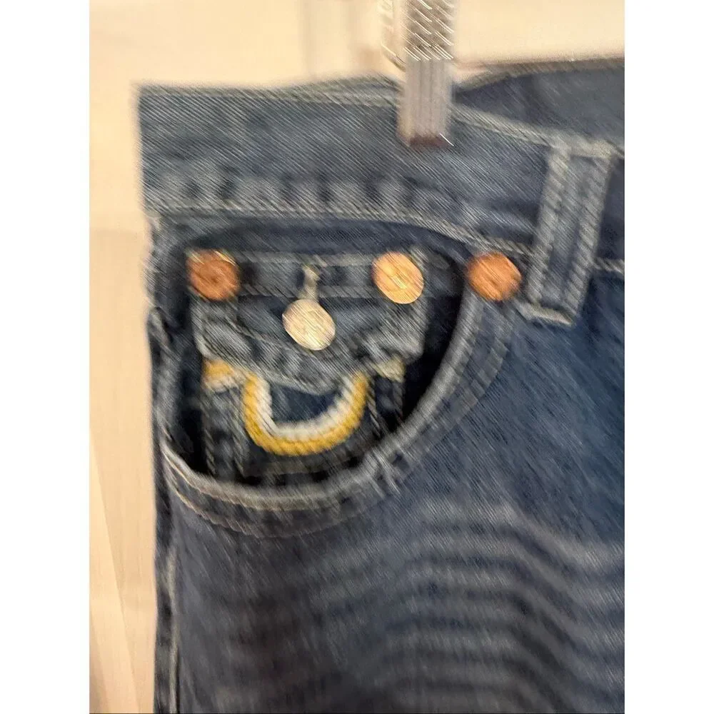 True Religion Joey Super T Flap Pocket Jeana sz 42X28 EUC